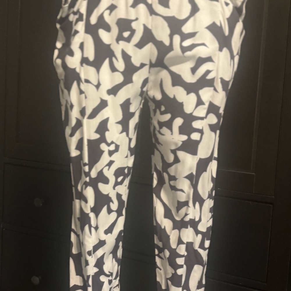 Stylish Blue and White Women's Pants